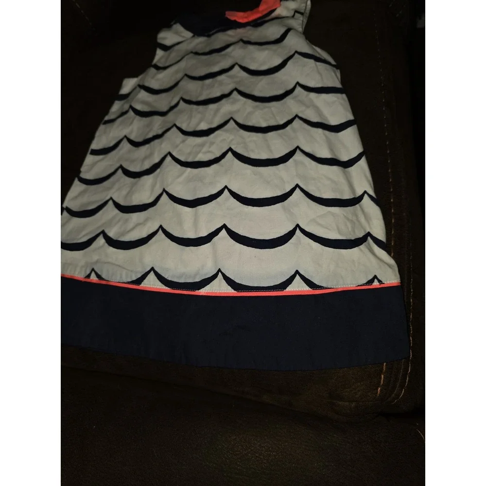 Gymboree layette line wavy navy dress size 18 24 months‎